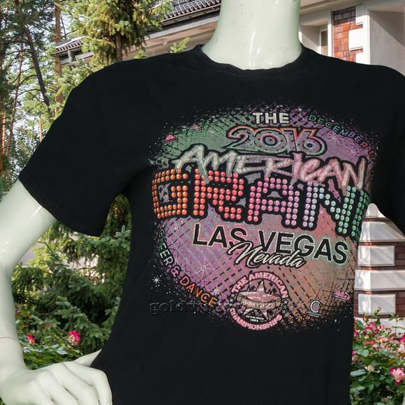 Gildan Las Vegas Cheer & Dance Tee 2016, Neon Retro - Picture 1 of 7